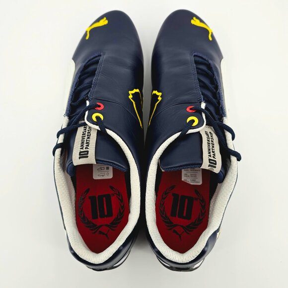 Puma- Scuderia Ferrari 10th Anniversary Future Cat Blue Leather Shoes Mens US 12 main image 12